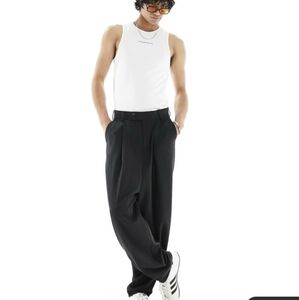 ASOS Men's Black Balloon Trousers